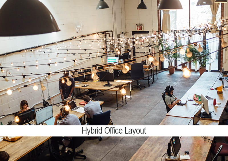 hybrid office layout